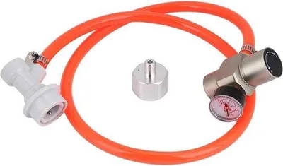 Immagine prodotto di Kit regolatore di CO₂ compatto con manometro e adattatore