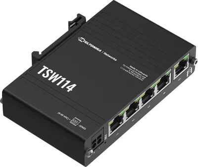 Produktbild von TELTONIKA TSW114 Gigabit DIN RAIL Switch