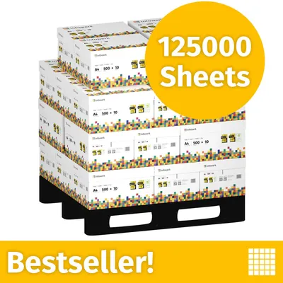 Productafbeelding van NIEUW: Infowerk Printerpapier Kopieerpapier 125000 Vel 25 x 5000 A4 Premium Extra Wit CIE 160 Testwinnaar PEFC-gecertificeerd