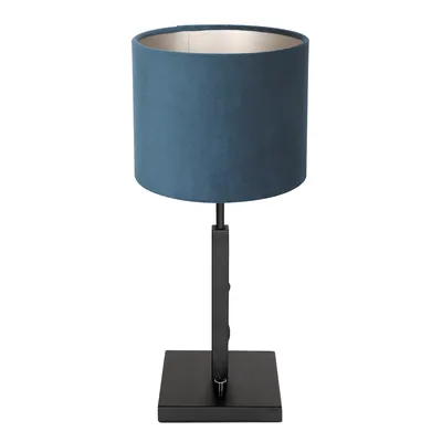 Zdjęcie produktu dla Lampa stołowa - czarny - Stang - metal tkanina - Ø 20cm - E27 - 8249ZW - Steinhauer
