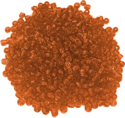 Produktbild von Glasperlen - Typ 'Rocailles' - 1000 Stück - 1,9 mm - Orange dunkel
