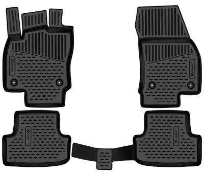 Image de ELEMENT Tapis de sol 3D en caoutchouc compatibles avec Seat Ateca, à partir de 2016 | 4 pièces