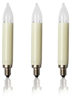 Immagine prodotto di Lampadina di ricambio per candela a stelo, confezione blister da 3 pezzi