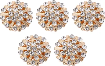 Produktbild von Stück Strass-Knopfabdeckungen, abnehmbare Hemdknopfclips, ausgefallene Knöpfe, Kleidermanschettenknöpfe, Schmuck, dekorative Knöpfe