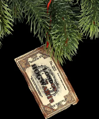 Produktbild von Christbaumschmuck - Hogwarts Ticket - Harry Potter