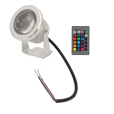 Zdjęcie produktu dla Oświetlenie stawu LED IP68 12V RGB zmieniające kolor światła zanurzeniowe do fontann basenowych