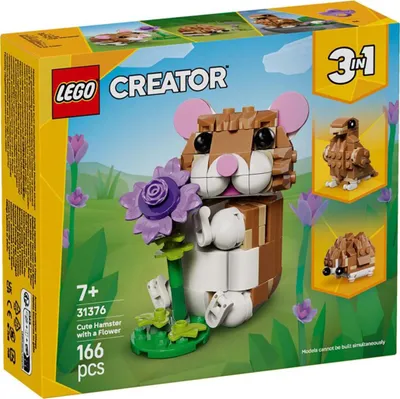 Obrázek produktu pro LEGO® Creator 31376 Roztomilý křeček s květinou