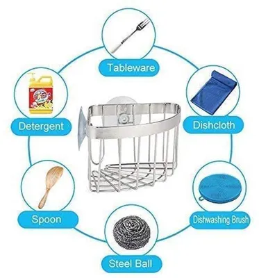 Platzsparender 2-in-1 Spülbecken Caddy mit, Ansicht 7 von 7