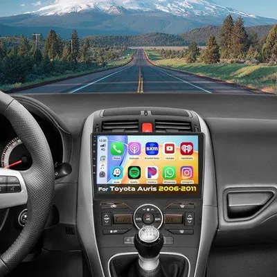 Zdjęcie produktu dla Radio samochodowe do modeli z 2006-2011 z 10-calowym ekranem, obsługą bezprzewodowego CarPlay i Android Auto, funkcją Mirror Link, tunerem FM, korektorem dźwięku, Wi-Fi, Bluetooth, portem USB, sterowaniem z kierownicy oraz kamerą cofania