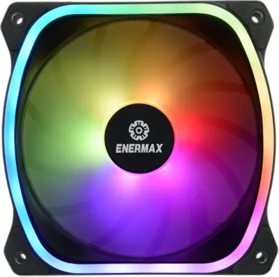 Obrázok produktu pre 120 mm Enermax UCSQUARGBA12P-AQFA Čierny ventilátor