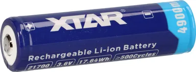 Produktbild von XTAR 3,7V 4900mAh 10A Li-Ion 21700 Akku (geschtzt)