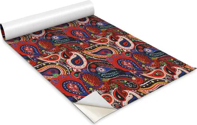 Zdjęcie produktu dla Folia samoprzylepna - Okleina meblowa - Dekoracyjna - Do mebli - Tapeta - Naklejka - Folia - Wzór paisley turecki - 100 x 50 cm