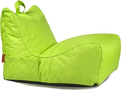 Produktbild von Ecopuf, Flavio, Sitzsack Pouf, Sack Poufsessel Pufsack, mit Seitentasche, Olivgrün Nc1