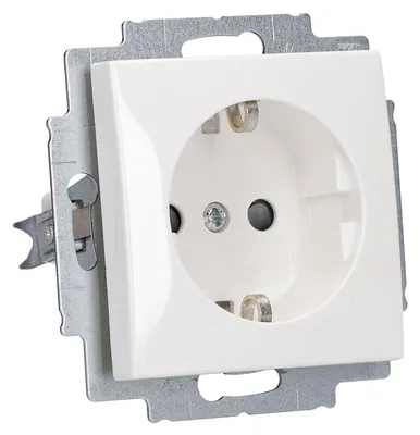 Produktbild von Busch-Jaeger 4011395191224, Typ F, 2P+E, Weiß, 250 V, 16 A