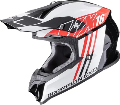 Produktbild von Scorpion VX-16 Evo Air Lignes schwarz-rot XS