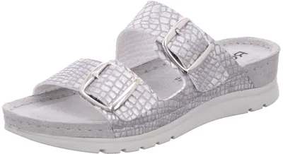 Immagine prodotto di Rohde donne muli fibbia zoccoli in pelle Cattolica 6152, dimensioni:40 EU, colore:Argento