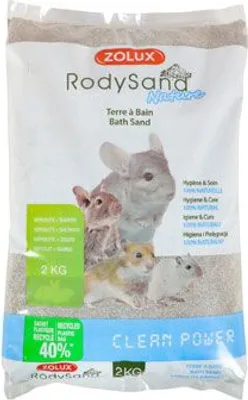 Obrázok produktu pre Pôda na kúpanie pre činčily 2 kg
