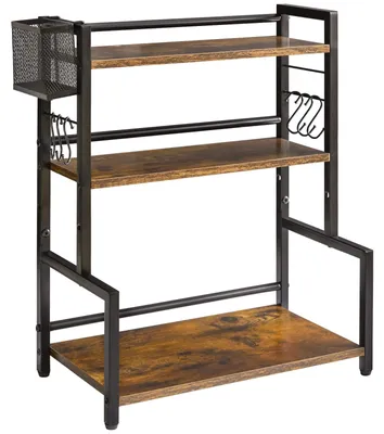 Produktbild von Vintage 3-stöckiges Küchenregal für die Arbeitsplatte.