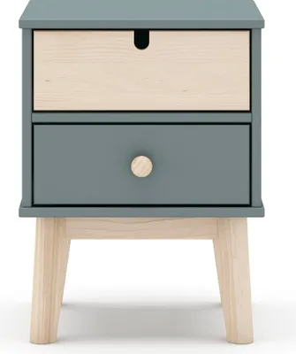 Produktbild von CALICOSY - Nachttisch mit 2 Schubladen L40 cm - LÉONIE