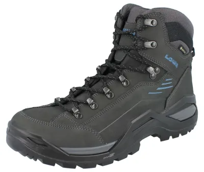 Produktbild von LOWA Renegade EVO GTX Herren Wanderstiefel grau blau Nubukleder - Größe: UK 8