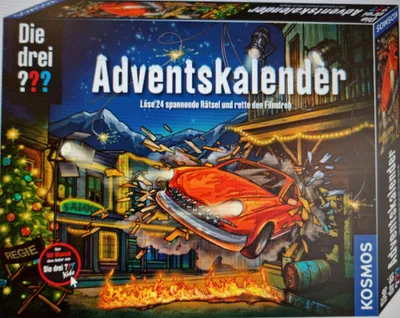Produktbild von Kosmos 630560 Adventní kalendář 2021 -Tři ??? - 24 vzrušujících hádanek