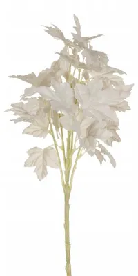 Produktbild von Weiße Dekorationszweig 56 cm Kunstpflanze