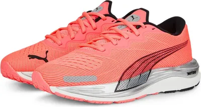 Produktbild von PUMA Velocity Nitro 2 Laufschuhe Damen sunset glow/puma black 36