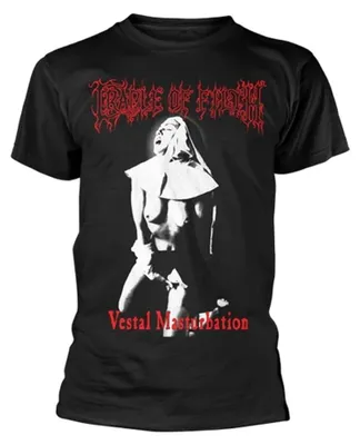 Obrázok produktu pre Tričko s potlačou kapely Cradle of Filth – "Vestal", uni, pánske/dámske, model PH5051 (XXL), čierna farba