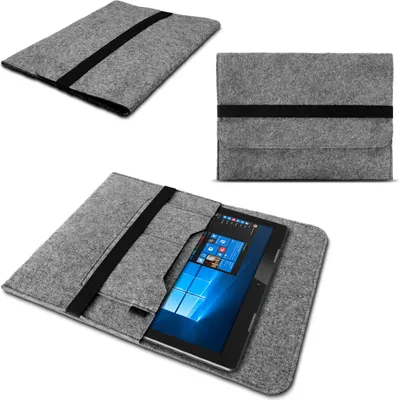 Produktbild von Tablet Tasche für Samsung Galaxy Tab S8 Plus Schutzhülle Case Tasche Filz CoverFarbe:Grau
