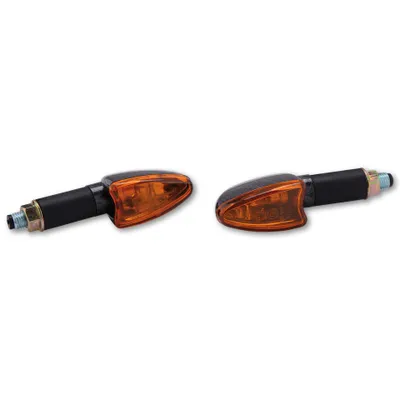 Immagine prodotto di Lampeggiatore ARROW, Carbon look, lungo, E-pr., coppia