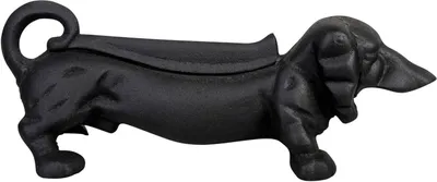 Produktbild von Esschert Design Schuhschaber Dackel schwarz; LH6Z