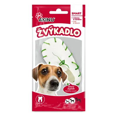 Obrázek produktu pro Akinu Bota z kůže žvýkací přírodní pamlsek pro psy 12,5 cm 1 ks