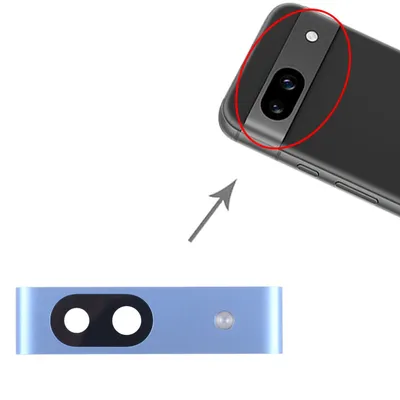 Produktbild von Für Google Pixel 8a Kamera-Linsenabdeckung Blau Ersatzteil Reparatur