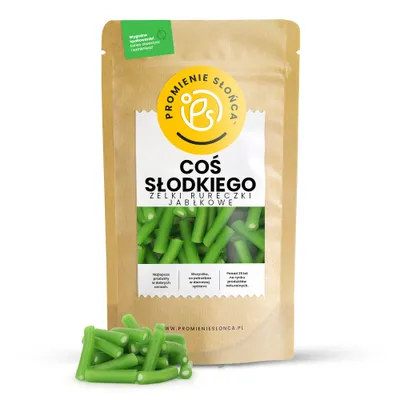 Zdjęcie produktu dla Coś Słodkiego: Żelki Rureczki Jabłkowe 250 g
