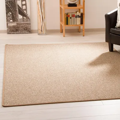 Immagine prodotto di Tappeto Steffensmeier Meddon XL | Anello robusto per sala da pranzo cucina corridoio sala hobby ufficio in sabbia, guarnizione GUT, dimensioni: 80x250 cm