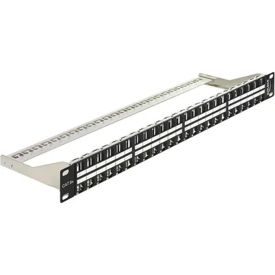 Produktbild von DeLOCK 43280, Schwarz, Rackeinbau, 2U, 482 mm, 150 mm, 44 mm