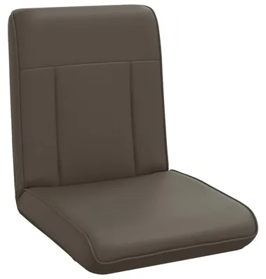 Image de vidaXL Fauteuil à pied réglable, gris, similicuir