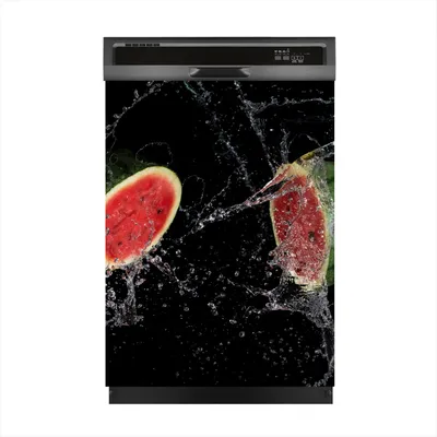 Produktbild von Magnete Dekorative 60x80 cm Küche Magnetmatte Spülmaschine - Wassermelone spritzen