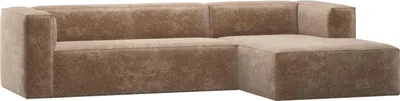 Produktbild von bean eckbank rechts chenille velvet taupe