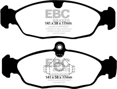 Immagine prodotto di EBC Brakes Pastiglie freno posteriori DP41198R