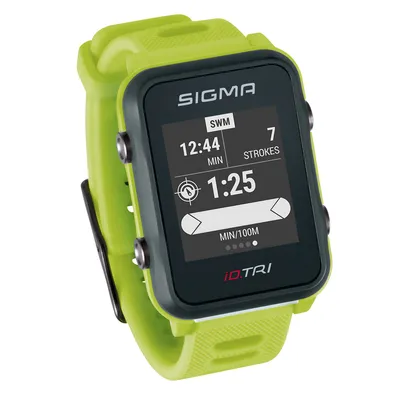 Immagine prodotto di Orologio fitness Sigma® "iD TRI", verde neon, set
