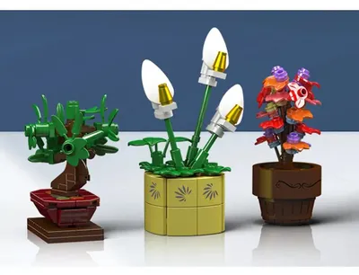 Produktbild von Mould King® 24117 Tiny Plants 4
