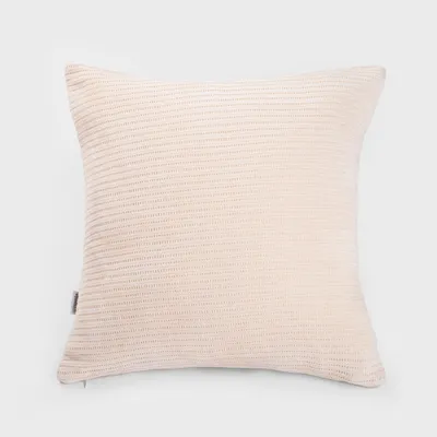 Produktbild von Kissenbezug Kissenkopfbezug CHENILLE Kissenbezug aus Chenille ecru 45x45 cm HOMLA