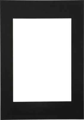 Produktbild von Fertig-Passepartout schwarz 21x29,7 cm (DIN A 4)