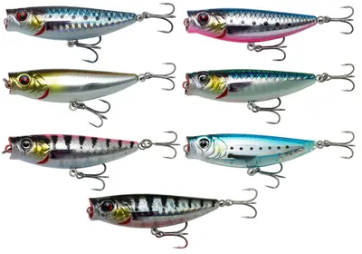 Produktbild von Savage Gear Salt Minnow Pop Walker - Oberflächenköder, Farbe:Mirror Ayu, Länge / Gewicht:5.5cm / 6g