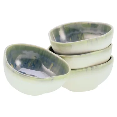 Obrázok produktu pre CreaTable, 21512, Yuki zeleno-modrá, miska na dipy, 4 ks, kamenina