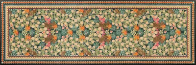 Produktbild von wash+dry Design Schmutzfangmatte - Garden Luxe Blue - 60 x 180 cm