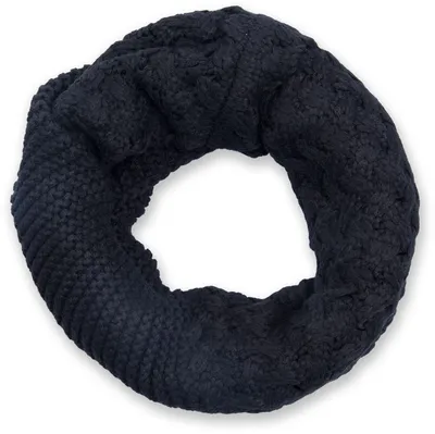 Image de styleBREAKER, écharpe en maille unie, motif mix, collection hiver, noire