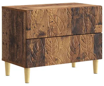 Zdjęcie produktu dla Stolik nocny Stare drewno 62 x 34,5 x 48 cm Drewno inżynieryjne