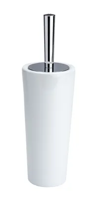 Immagine prodotto di WENKO Set WC in Vetroceramica CONI portascopino bagno ospiti WC bianco